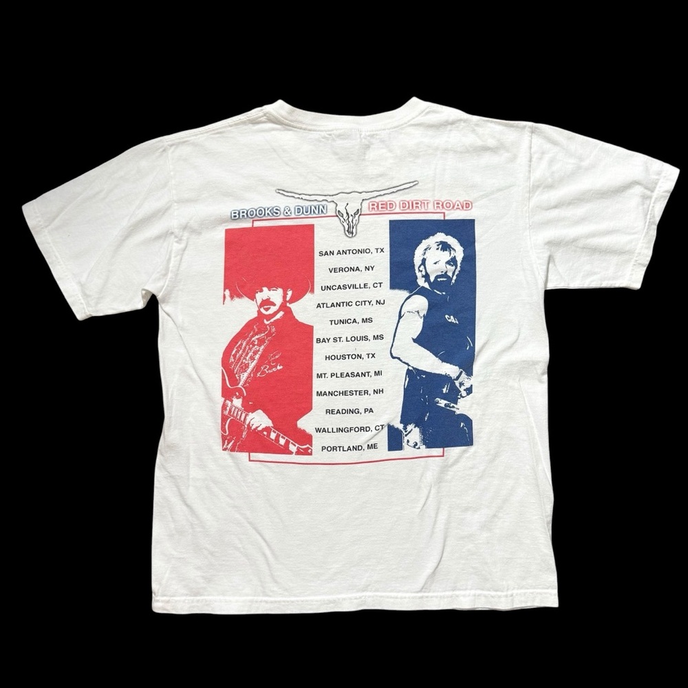 Brooks & Dunn Red Dirt Road T Shirt MED - Picture 2 of 5